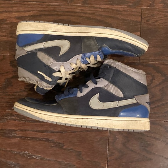 Jordan 1 Mid SE Craft Obsidian French Blue Ashen Slate White, Size 8 - Picture 3 of 7